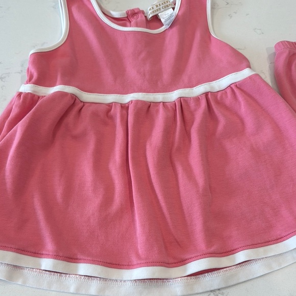 BBC Pink Sleeveless Dress and Shorts Set - Picture 4 of 4